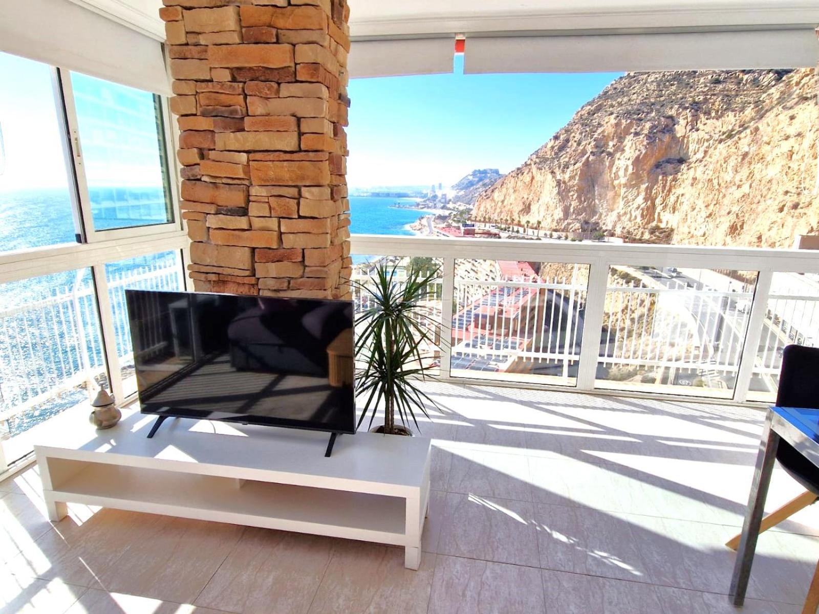 Vistas Al Mar. Gran Salon. Playa A 1 Minuto. Wifi Appartement Alicante Buitenkant foto