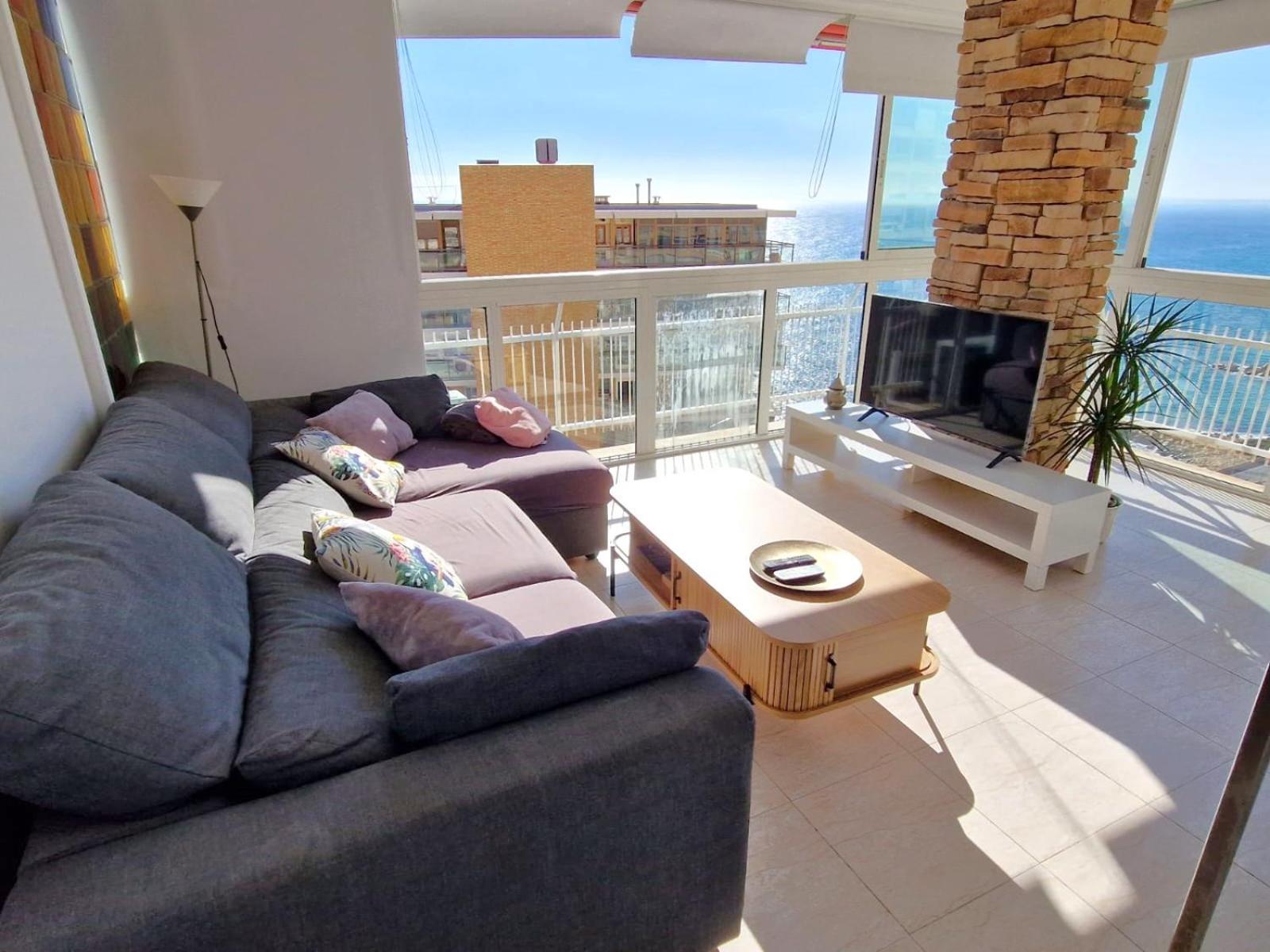 Vistas Al Mar. Gran Salon. Playa A 1 Minuto. Wifi Appartement Alicante Buitenkant foto