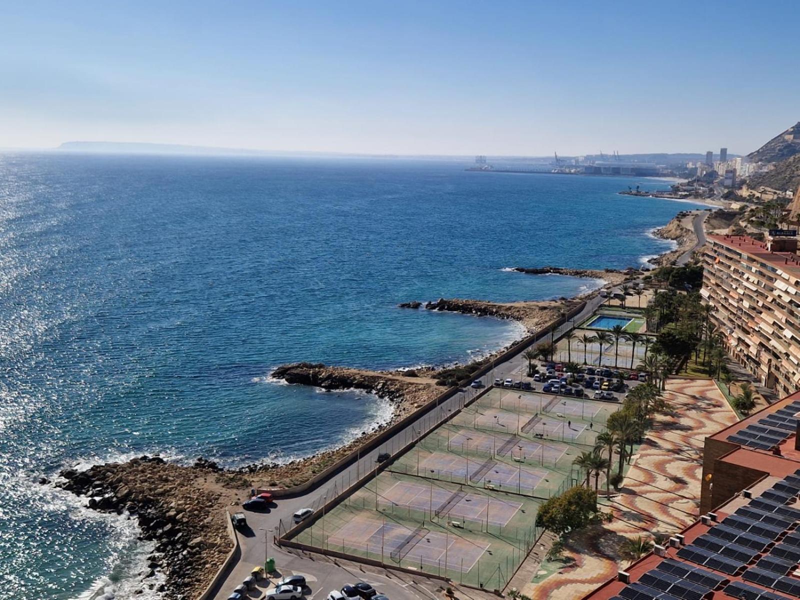 Vistas Al Mar. Gran Salon. Playa A 1 Minuto. Wifi Appartement Alicante Buitenkant foto